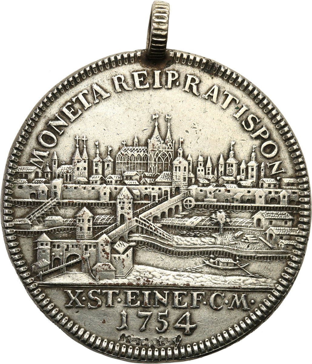 Niemcy, Regensburg- miasto. Franciszek I (1745-1765). Talar 1754, Ratyzbona